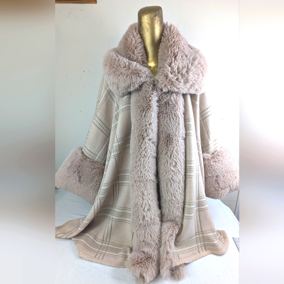 Pia Rossini Soft Blush Chic Urban Cool Luxury Jacket One Size - Picture 1 of 9